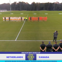Nederland heeft Canada met 3-2 verslagen op het WK CP-voetbal en is na twee wedstrijden al zeker van een plek in de kwartfinale.