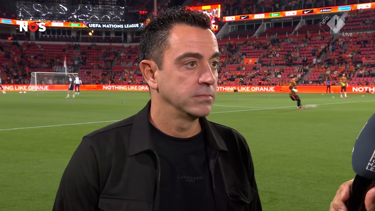 Xavi Hernández, bondscoach van het Nederlands elftal