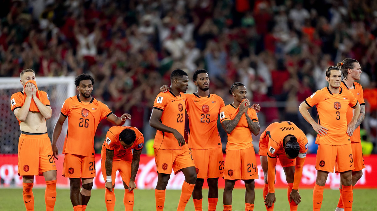 Teleurstelling bij het Nederlands elftal