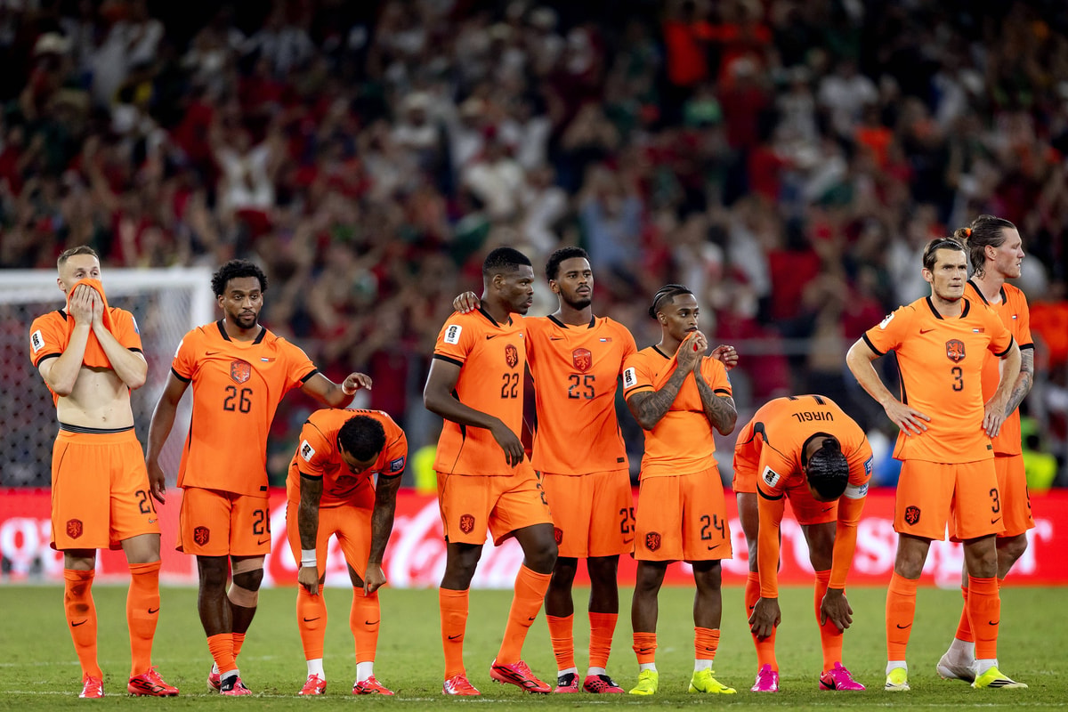 Teleurstelling bij het Nederlands elftal