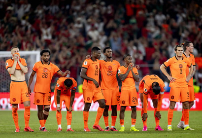 Teleurstelling bij het Nederlands elftal