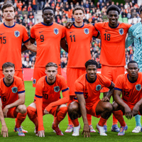 De opstelling van Jong Oranje tegen Jong Ivoorkust