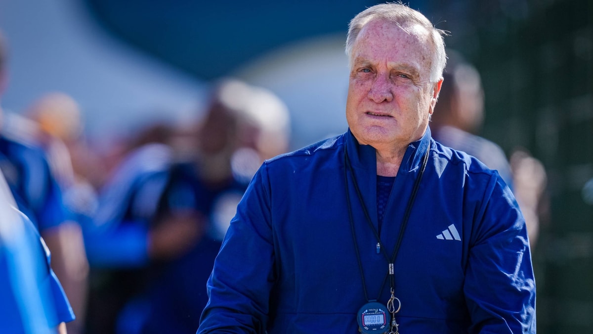 Dick Advocaat, bondscoach van Curaçao