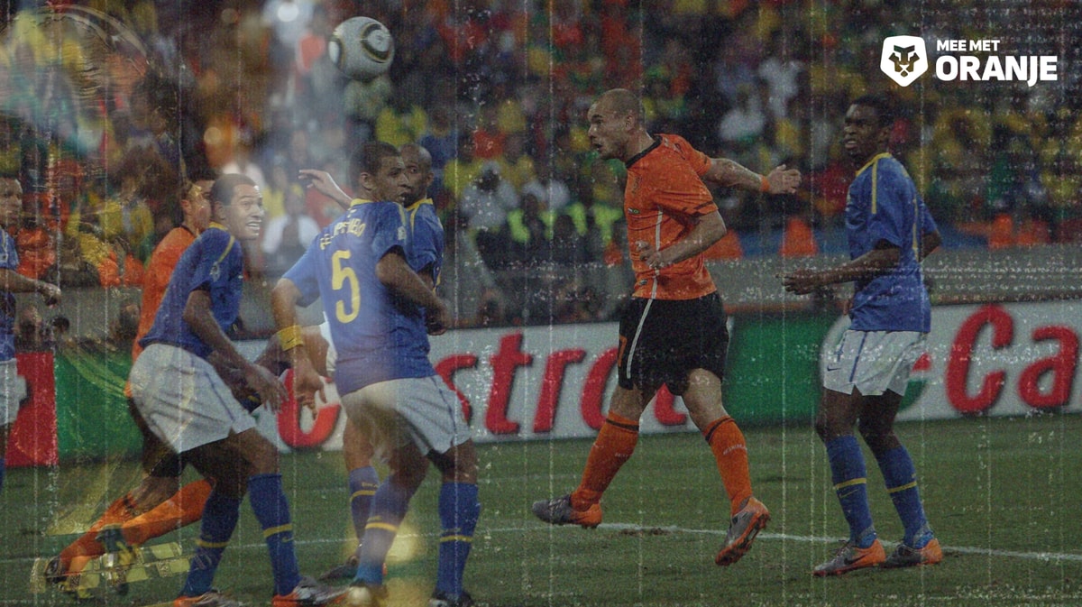 Nederland - Brazilië (2-1) op WK 2010