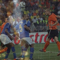Nederland - Brazilië (2-1) op WK 2010