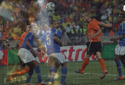 Nederland - Brazilië (2-1) op WK 2010