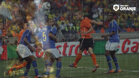 Nederland - Brazilië (2-1) op WK 2010