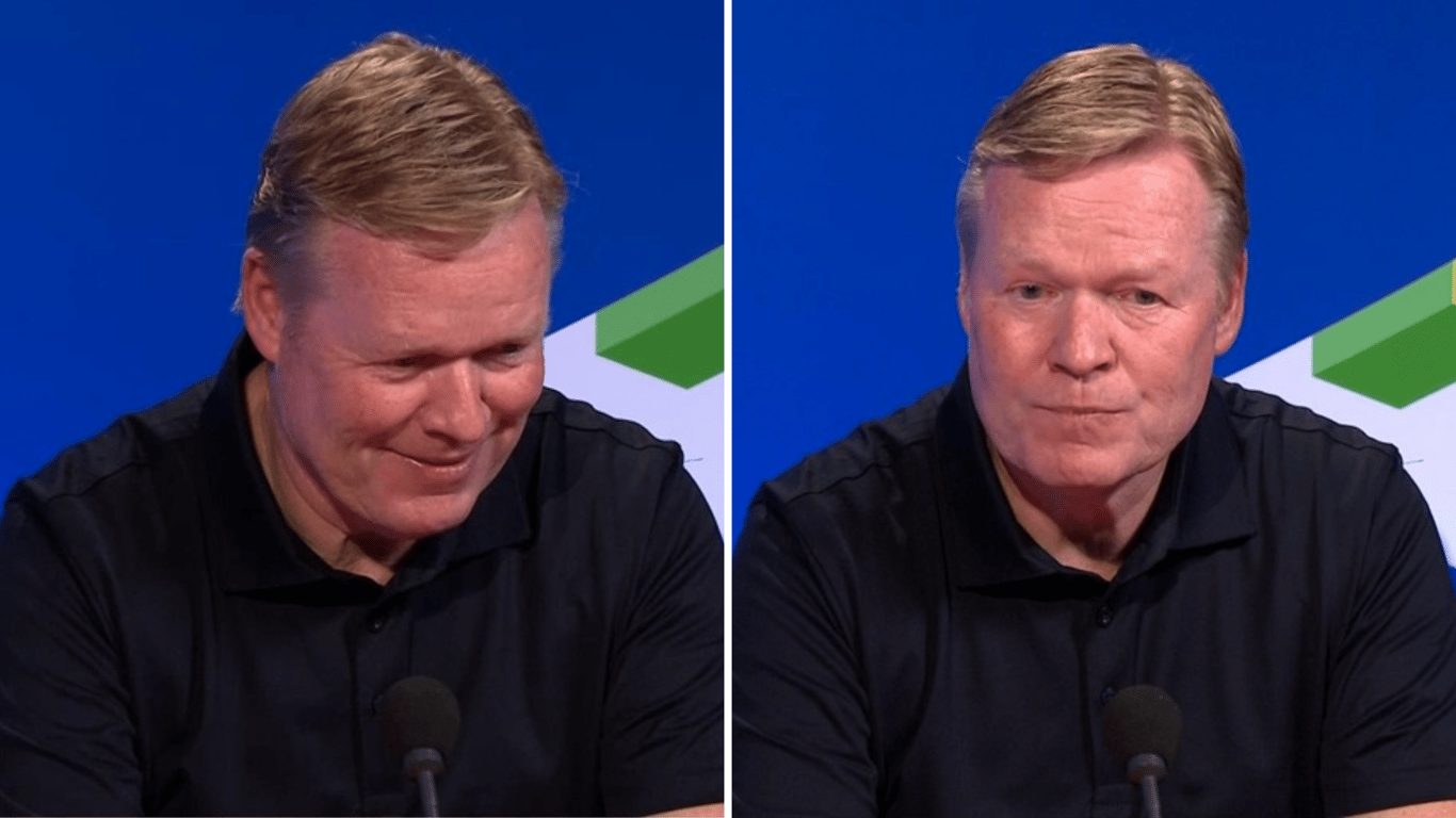 Ronald Koeman, bondscoach van het Nederlands elftal