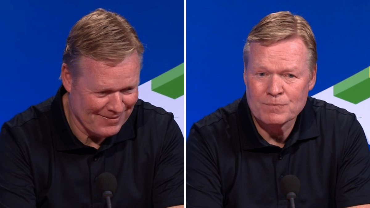 Ronald Koeman, bondscoach van het Nederlands elftal