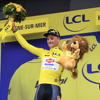 Mathieu van der Poel in de gele trui