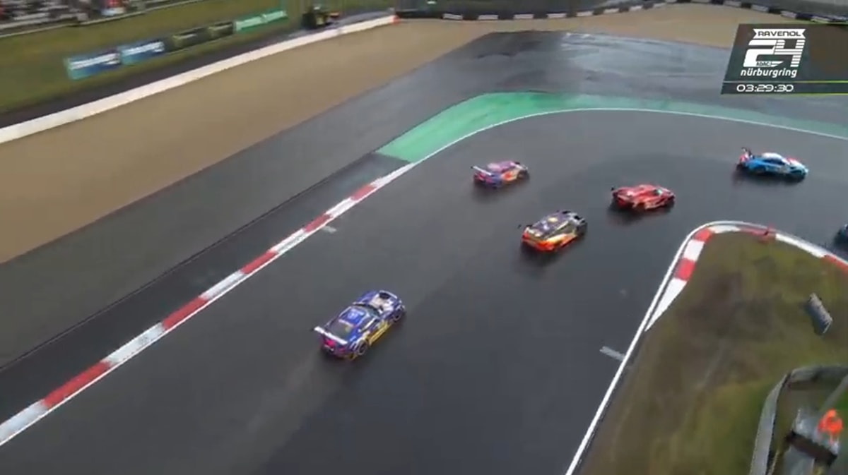 Max Verstappen op de Nürnburgring