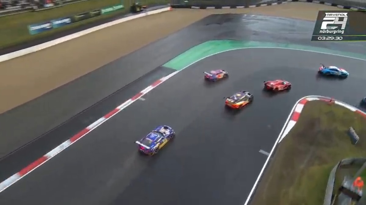 Max Verstappen op de Nürnburgring
