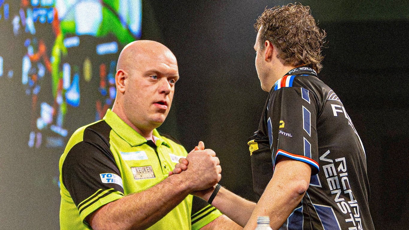Michael van Gerwen en Richard Veenstra