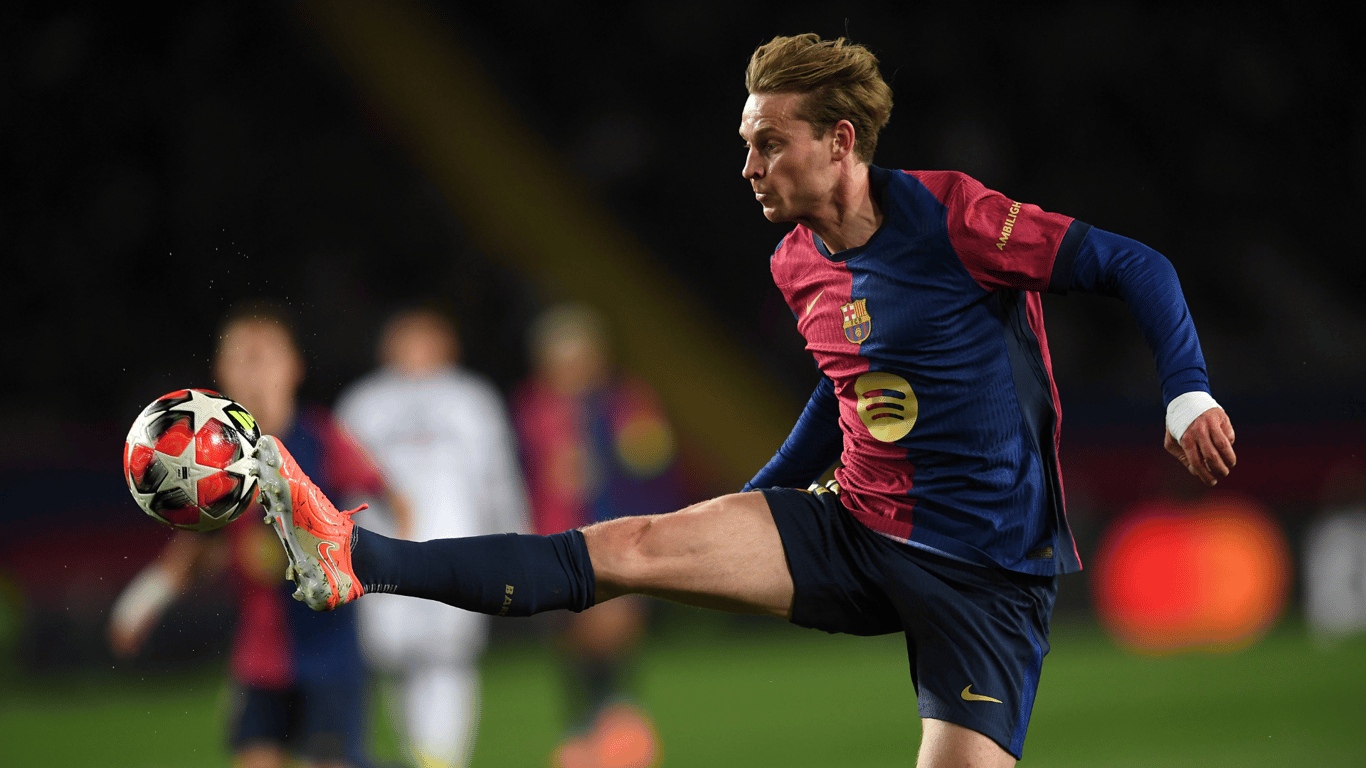 Frenkie de Jong in actie voor Barcelona