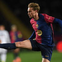 Frenkie de Jong in actie voor Barcelona