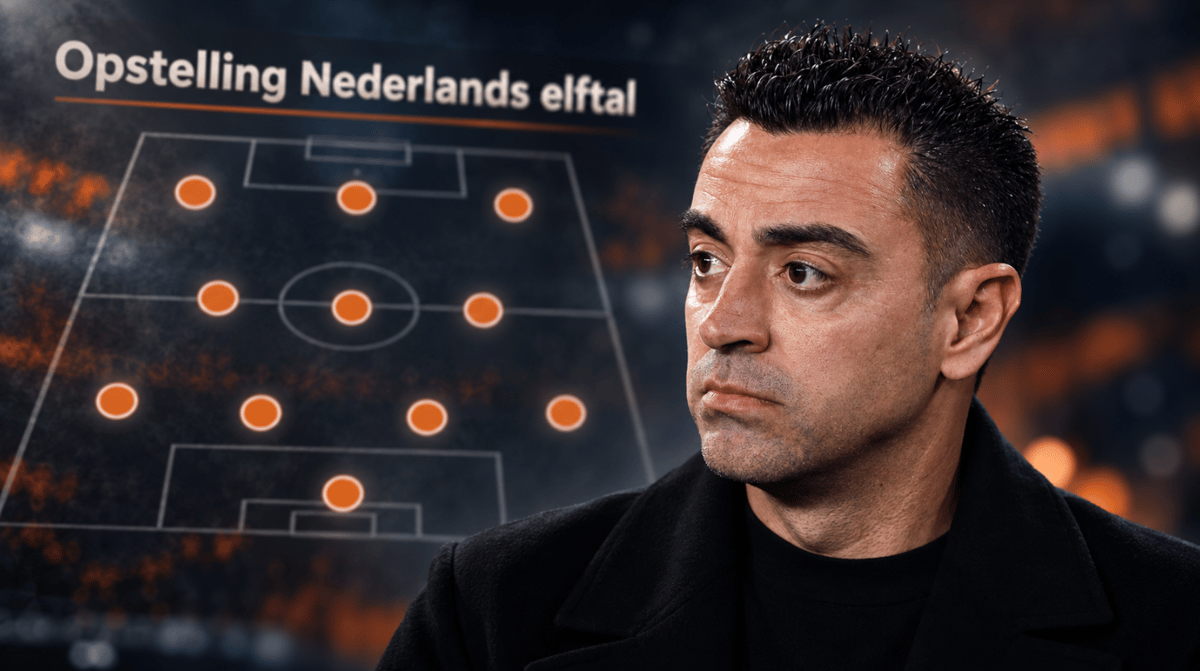Opstelling Nederland - Duitsland