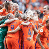 De Oranje Leeuwinnen vieren feest