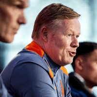 Ronald Koeman van het bondscoach van het Nederlands elftal