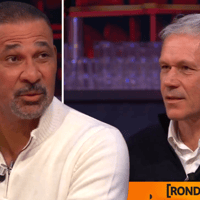 Ruud Gullit en Marco van Basten, oud-internationals van het Nederlands elftal