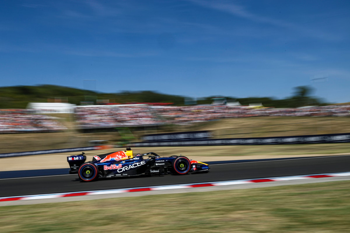 Max Verstappen in de RB22