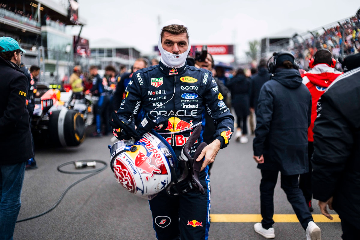 Max Verstappen eindigt op het podium van de GP Canada