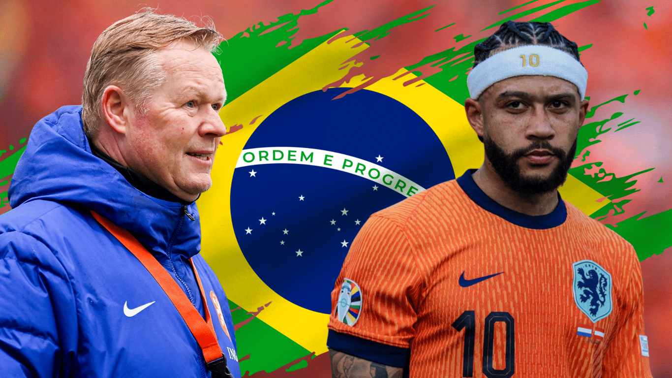 Ronald Koeman gaat op bezoek bij Memphis Depay