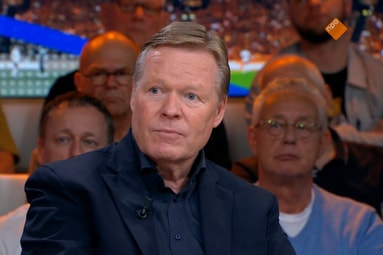 Ronald Koeman bij Studio Voetbal