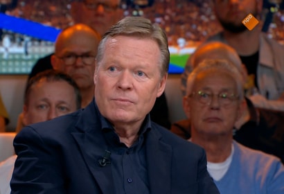 Ronald Koeman bij Studio Voetbal