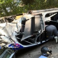 Jos Verstappen zwaar gecrasht