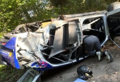 Jos Verstappen zwaar gecrasht