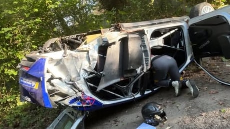 Jos Verstappen zwaar gecrasht