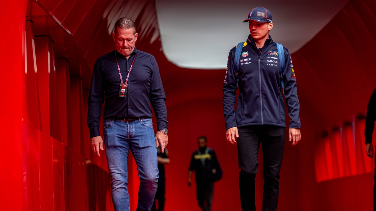 Max Verstappen met zijn vader Jos 