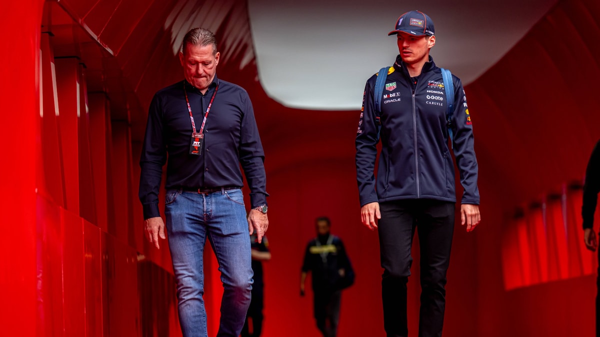 Max Verstappen met zijn vader Jos 