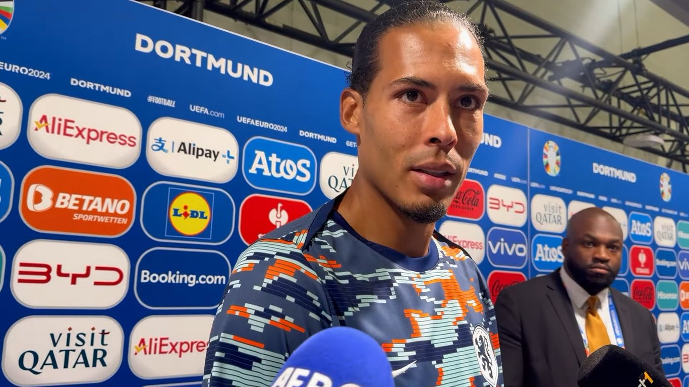 Virgil van Dijk na Nederland - Engeland op het EK