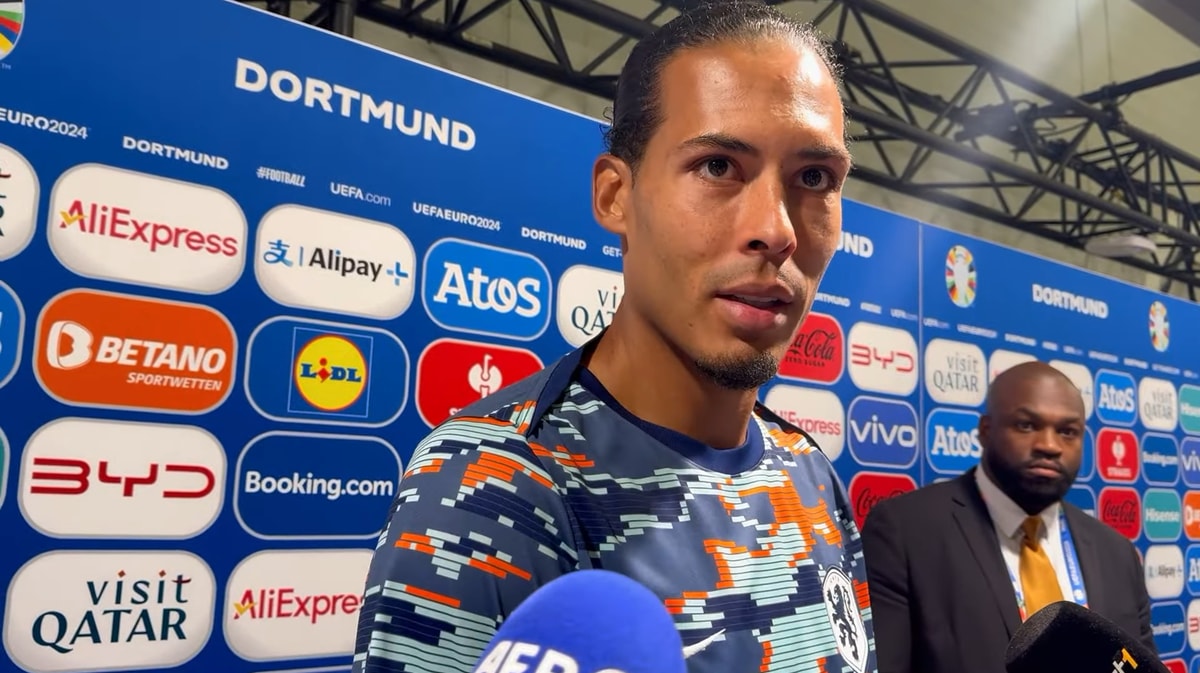 Virgil van Dijk na Nederland - Engeland op het EK