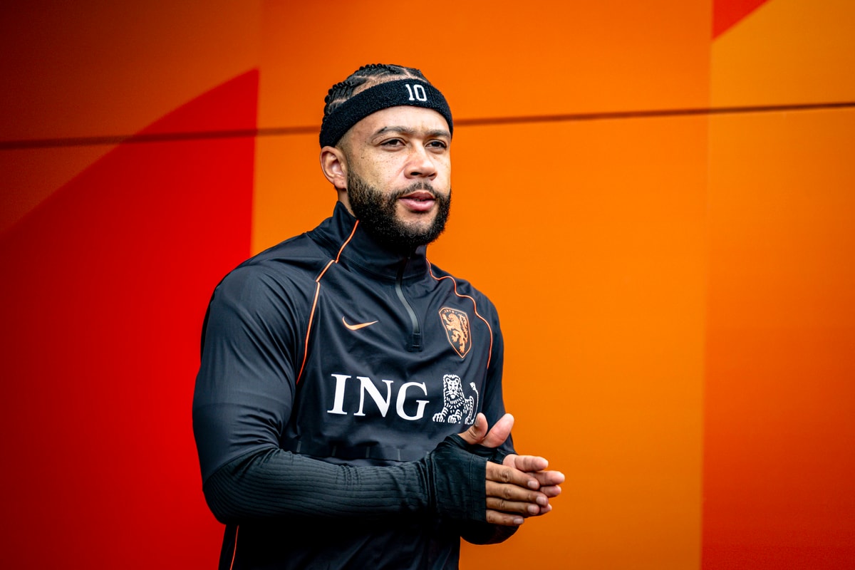 Memphis Depay bij het Nederlands elftal