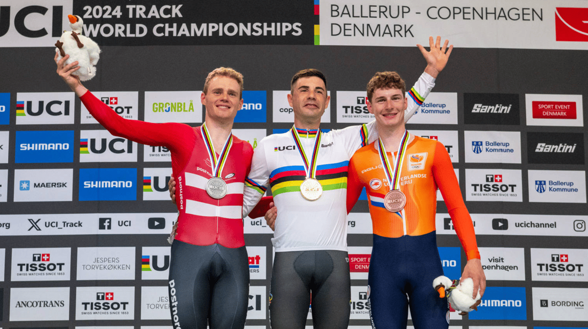 Philip Heijnen heeft een bronzen medaille gewonnen op het WK baanwielrennen in het Deense Ballerup. 