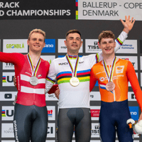 Philip Heijnen heeft een bronzen medaille gewonnen op het WK baanwielrennen in het Deense Ballerup. 