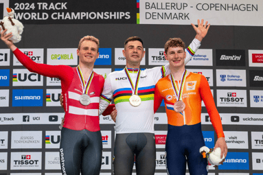 Philip Heijnen heeft een bronzen medaille gewonnen op het WK baanwielrennen in het Deense Ballerup. 