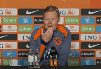 Ronald Koeman, bondscoach van het Nederlands elftal