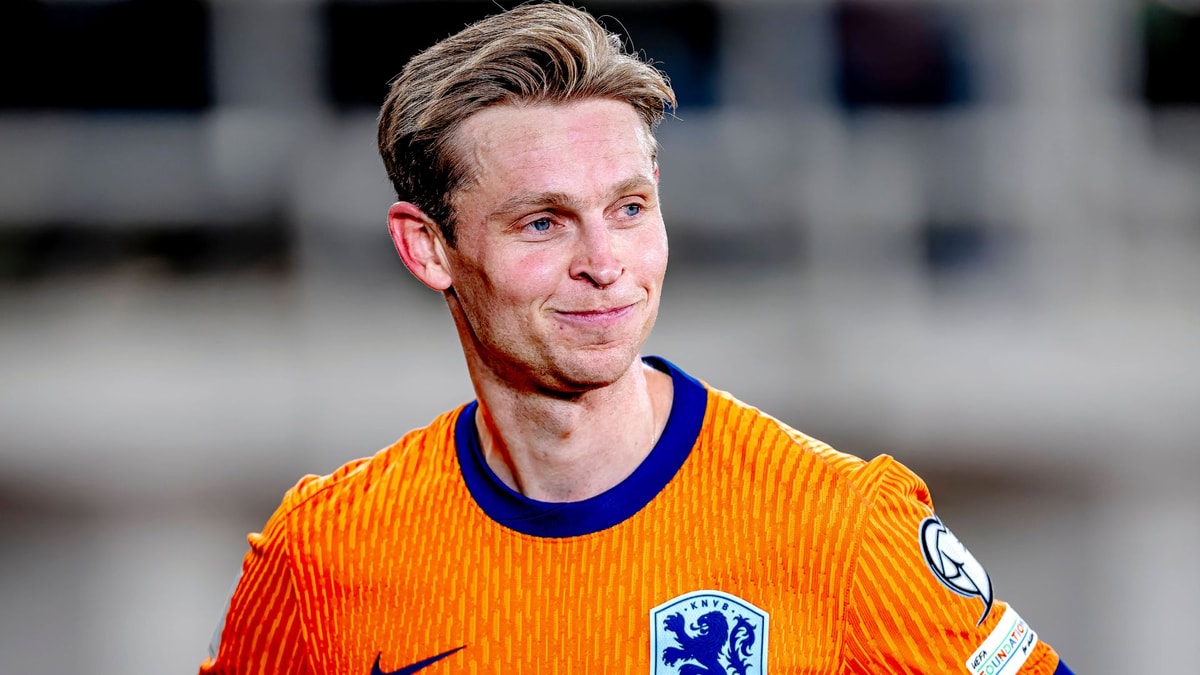 Frenkie de Jong bij het Nederlands elftal