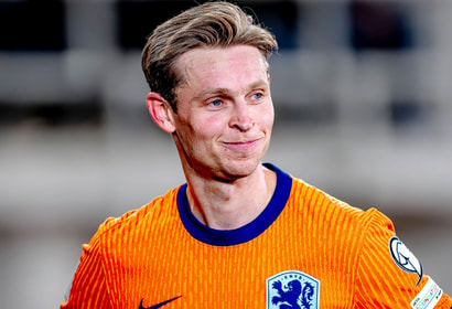 Frenkie de Jong bij het Nederlands elftal