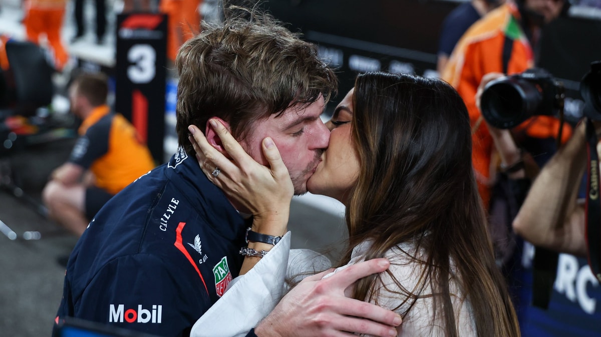Max Verstappen met Kelly Piquet