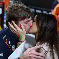 Max Verstappen met Kelly Piquet