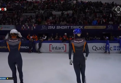 Nederland pakt goud op de relay op het WK
