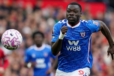 Brian Brobbey in actie voor Sunderland