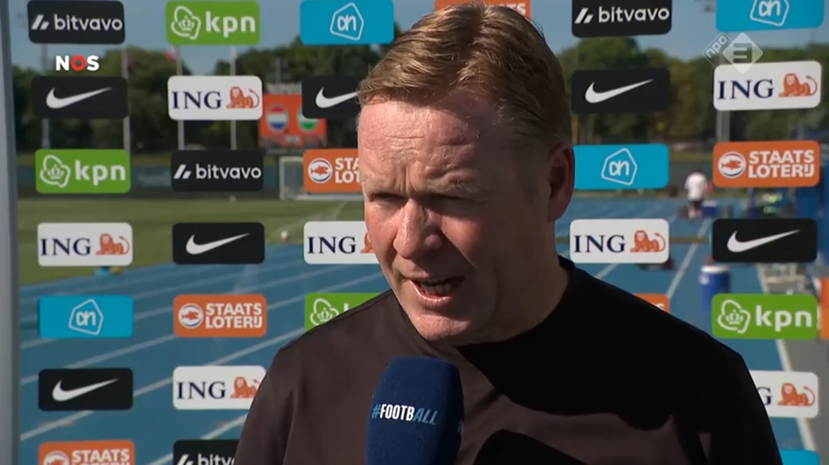 Ronald Koeman, bondscoach van het Nederlands elftal