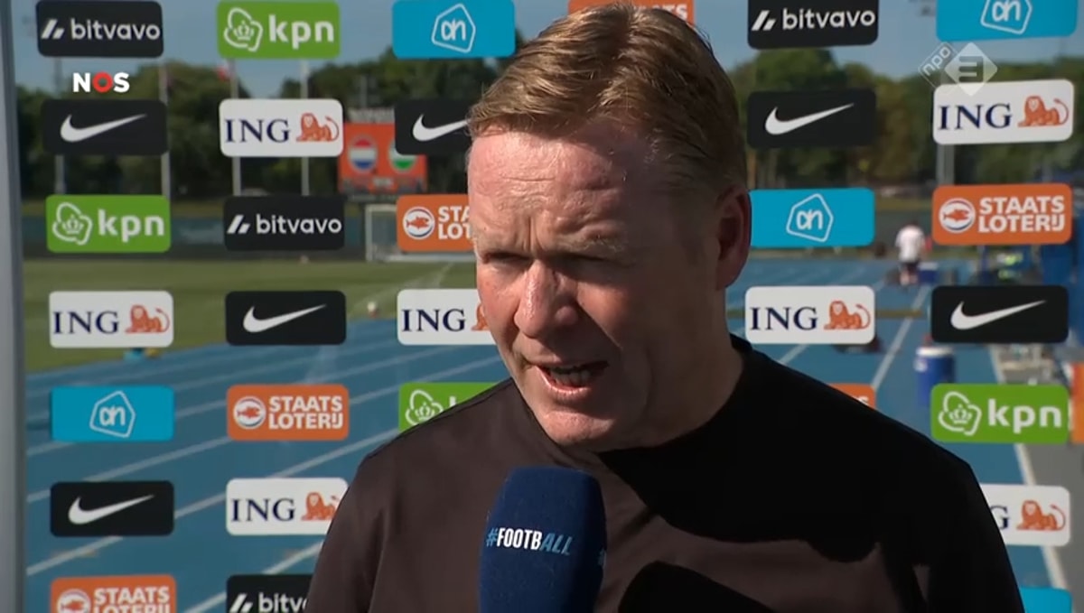 Ronald Koeman, bondscoach van het Nederlands elftal