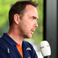 Koos Moerenhout, bondscoach van de Nederlandse wielrenners