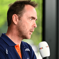 Koos Moerenhout, bondscoach van de Nederlandse wielrenners